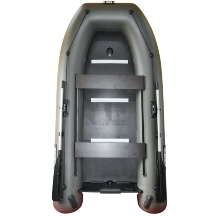 Лодка ПВХ надувная двухместная килевая под мотор Grif boat GM-270KU(AD) Хаки