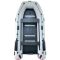 Лодка ПВХ надувная двухместная килевая под мотор Grif boat GM-300KFU Серая