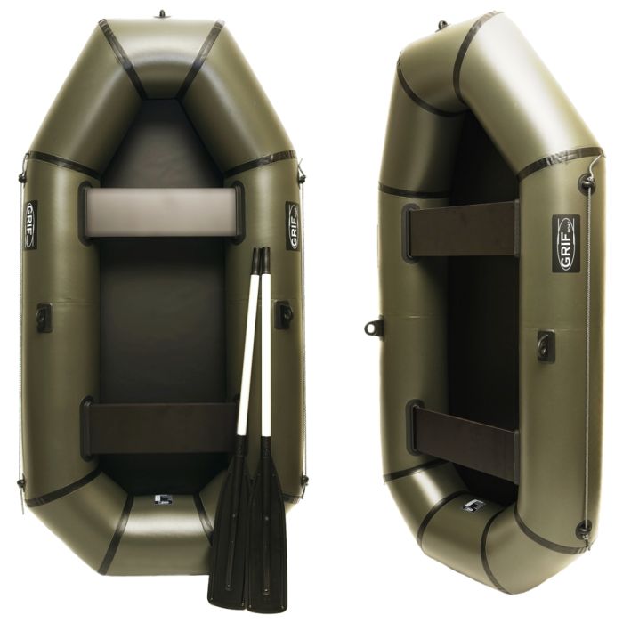 Двухместная надувная лодка ПВХ Grif boat GL-250