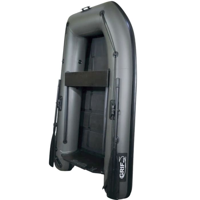 🏆Купить лодку Grif boat GM 235 — премиум ПВХ 1100 г/м², одноместная под мотор