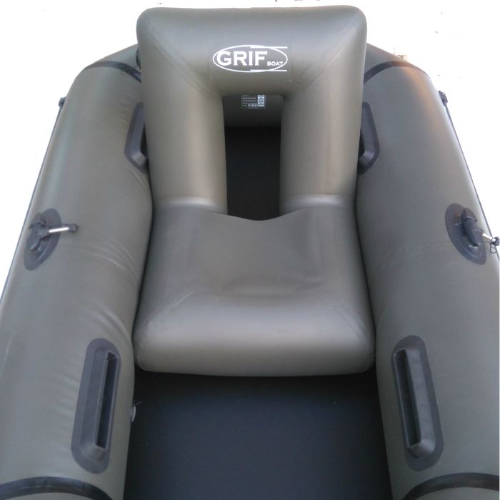 Надувное кресло для лодки ПВХ Grif boat БОЛЬШОЕ цвет хаки купить в Украине
